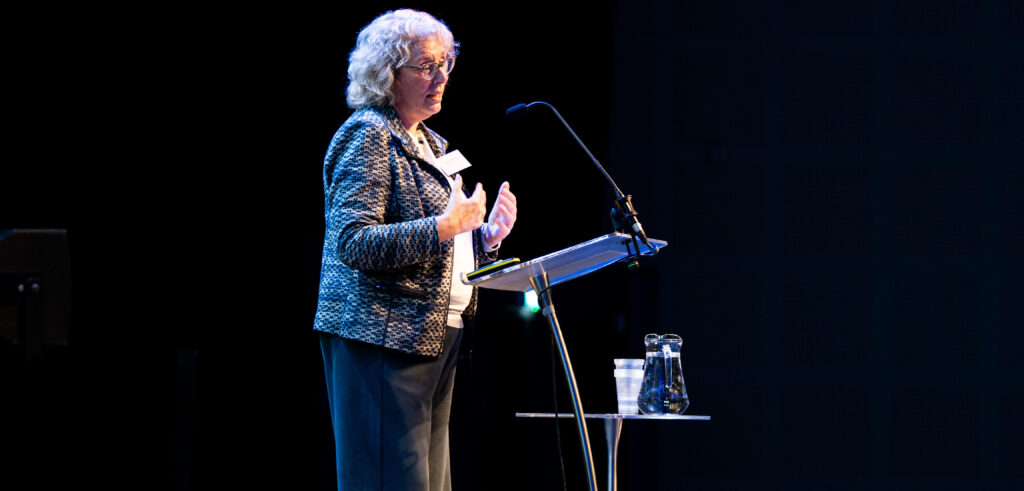 Photo: Louise Shepherd keynote speech